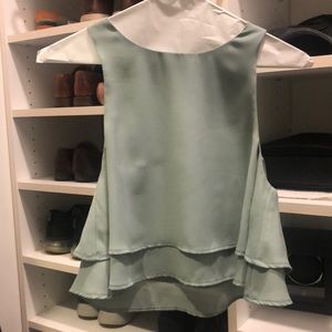 KING BRIDESMAIDS CROP TOP ~ SILVER SAGE CRISP